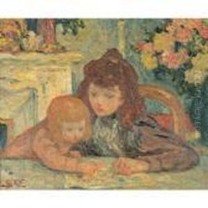 La Lecture by Georges dEspagnat