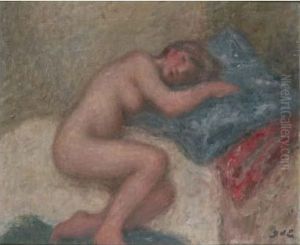 Femme Nue Etendue by Georges dEspagnat