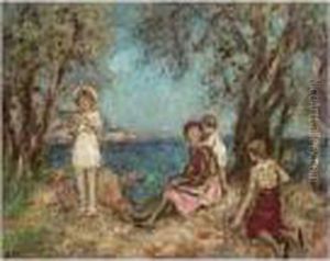 Famille En Bord De Mer