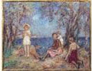 Famille En Bord De Mer