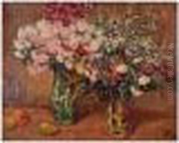 Deux Vases De Fleurs - view 1