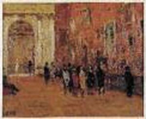 Dans Le Louvre, L'exposition by Georges dEspagnat