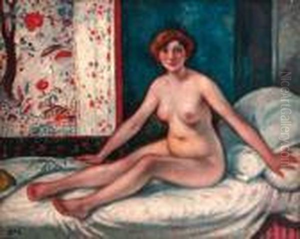A Seated Female Nude - view 1