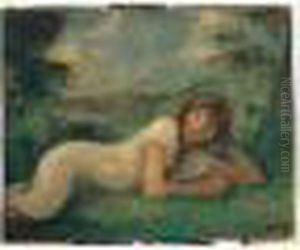 Femme Dans Un Paysage by Georges dEspagnat