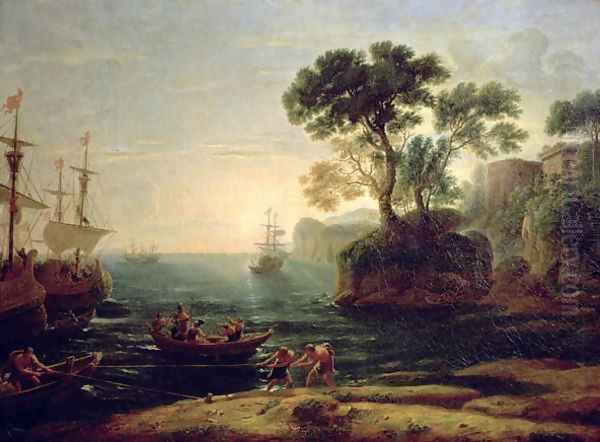 Arrival of Aeneas in Italy, the Dawn of the Roman Empire - view 1