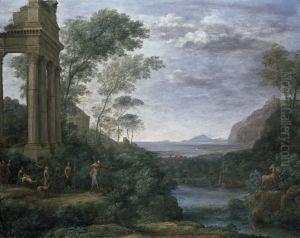 Landscape with Ascanius Shooting the Stag of Sylvia 1682