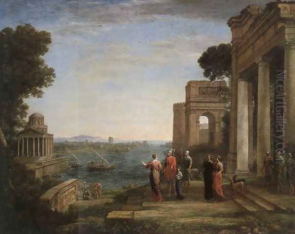 Aeneas's Farewell to Dido in Carthago 1676 - view 1