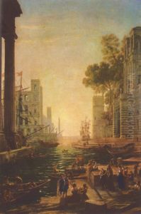 Embarkation of St. Paula Romana at Ostia, 1637-39