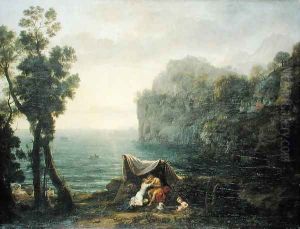 Coastal landscape with Acis and Galatea, 1657