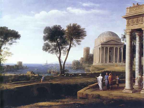 Landscape with Aeneas at Delos, 1672 - view 1
