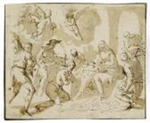 Adoration Of The Shepherds by Jacopo Bassano (Jacopo da Ponte)