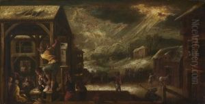 Anbetung Der Hirten. by Jacopo Bassano (Jacopo da Ponte)