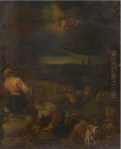The Annunciation To The Shepherds by Jacopo Bassano (Jacopo da Ponte)