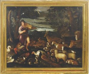 Orpheus And The Animals by Jacopo Bassano (Jacopo da Ponte)