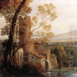 Landscape with Dancing Figures (detail) 1648