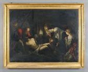 Compianto Sul Cristo Morto by Jacopo Bassano (Jacopo da Ponte)