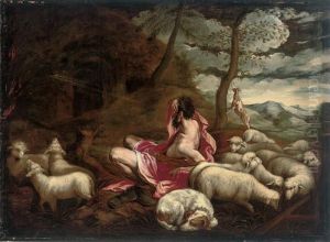 Moses And The Burning Bush by Jacopo Bassano (Jacopo da Ponte)