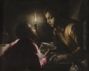 Giacobbe E Esau by Jacopo Bassano (Jacopo da Ponte)