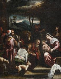 L'adoration Des Mages by Jacopo Bassano (Jacopo da Ponte)