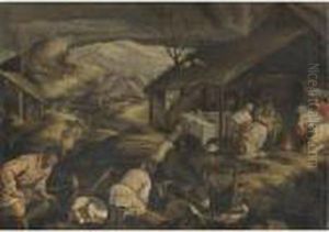 Allegoria Dell'inverno by Jacopo Bassano (Jacopo da Ponte)