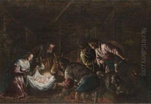 Herds by Jacopo Bassano (Jacopo da Ponte)