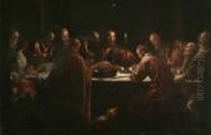 Das Letzte Abendmahl by Jacopo Bassano (Jacopo da Ponte)