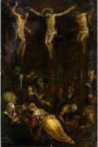 The Crucifixion by Jacopo Bassano (Jacopo da Ponte)