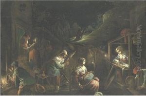 Nocturnal Landscape With The Madonna And Child