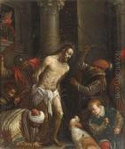 The Scourging Of Christ by Jacopo Bassano (Jacopo da Ponte)