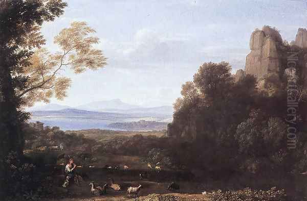 Landscape with Apollo and Mercury 1660 - view 1