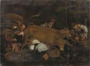 An Allegory Of Autumn by Jacopo Bassano (Jacopo da Ponte)