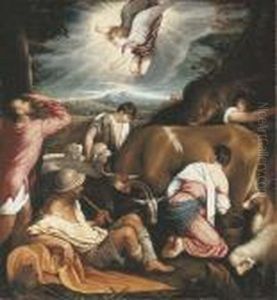 The Annunciation To The Shepherds by Jacopo Bassano (Jacopo da Ponte)