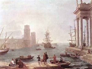 Port Scene with the Departure of Ulysses from the Land of the Feaci 1646