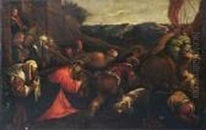 Le Christ Portant Sa Croix by Leandro Bassano