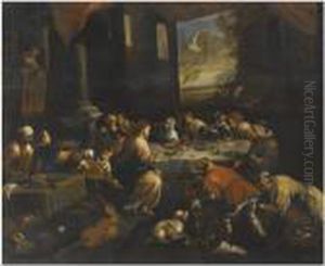 The Wedding At Cana by Leandro Bassano