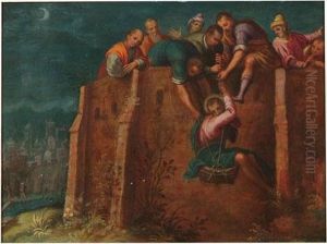 Scena Tratta Dallavita Di San Paolo by Leandro Bassano