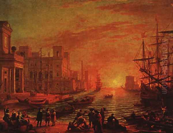 Sea Port at Sunset, 1639 - view 1