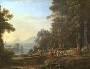 Landscape with Apollo and Marsyas, 1639-40