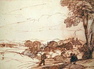 Landscape by Claude Lorrain (Claude Gellee)