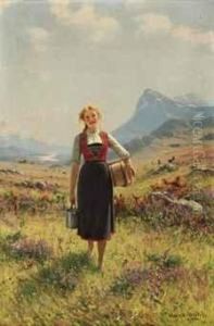 Summer In The Mountains by Hans Dahl