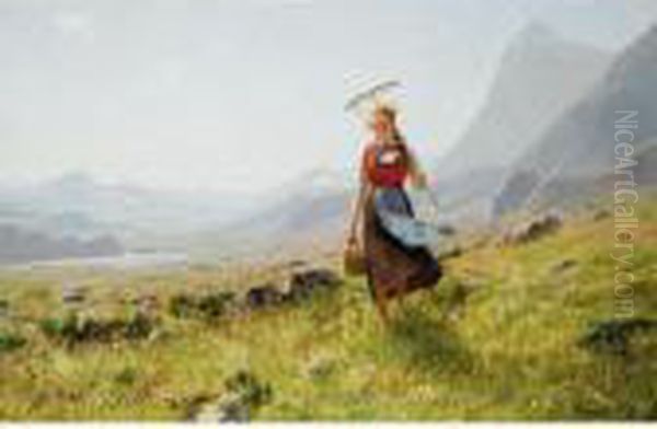 Tilbake Fra Marken (returning From The Fields) - view 1