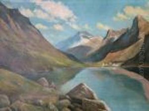 Norwegian Fjord by Hans Dahl