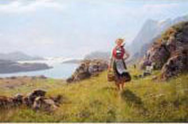 Seterjente (mountain Shepherdess) - view 1