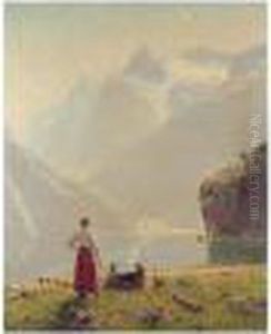 Sommerdag Ved En Norsk Fjord (a Summer Day On A Norwegian Fjord) by Hans Dahl