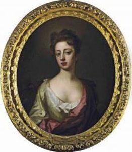 Portrait Of Sarah, Duchess Of 
Marlborough, Half-length, In A Green Dress And A Pink Mantle