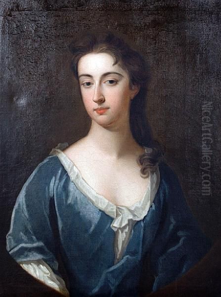 Portrait Of A Lady In Blue - view 1