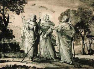 Journey to Emmaus by Claude Lorrain (Claude Gellee)