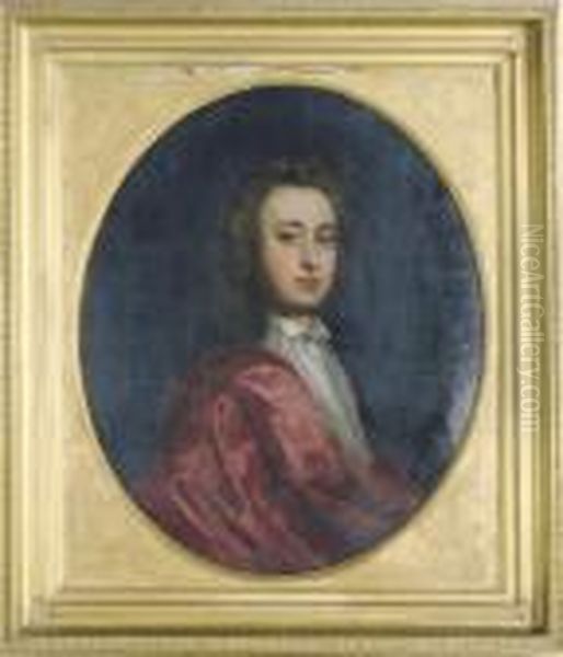 Portrait Of A Gentleman,
Traditionally Identified As George Morley,esquire (b. 1664), Third
Brother Of Sir Charles Morley - view 1