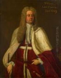 Portrait Of William Lord Craven In Erminerobe by Michael Dahl