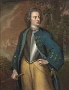 Portrait Of King Carl Xii Of Sweden Portrait Of King Carl Xii Of Sweden
